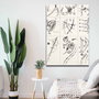 Wallity 70100KANDINSKY010 Lienzo Decorativo Vasili Kandinsky 70 x 100 cm